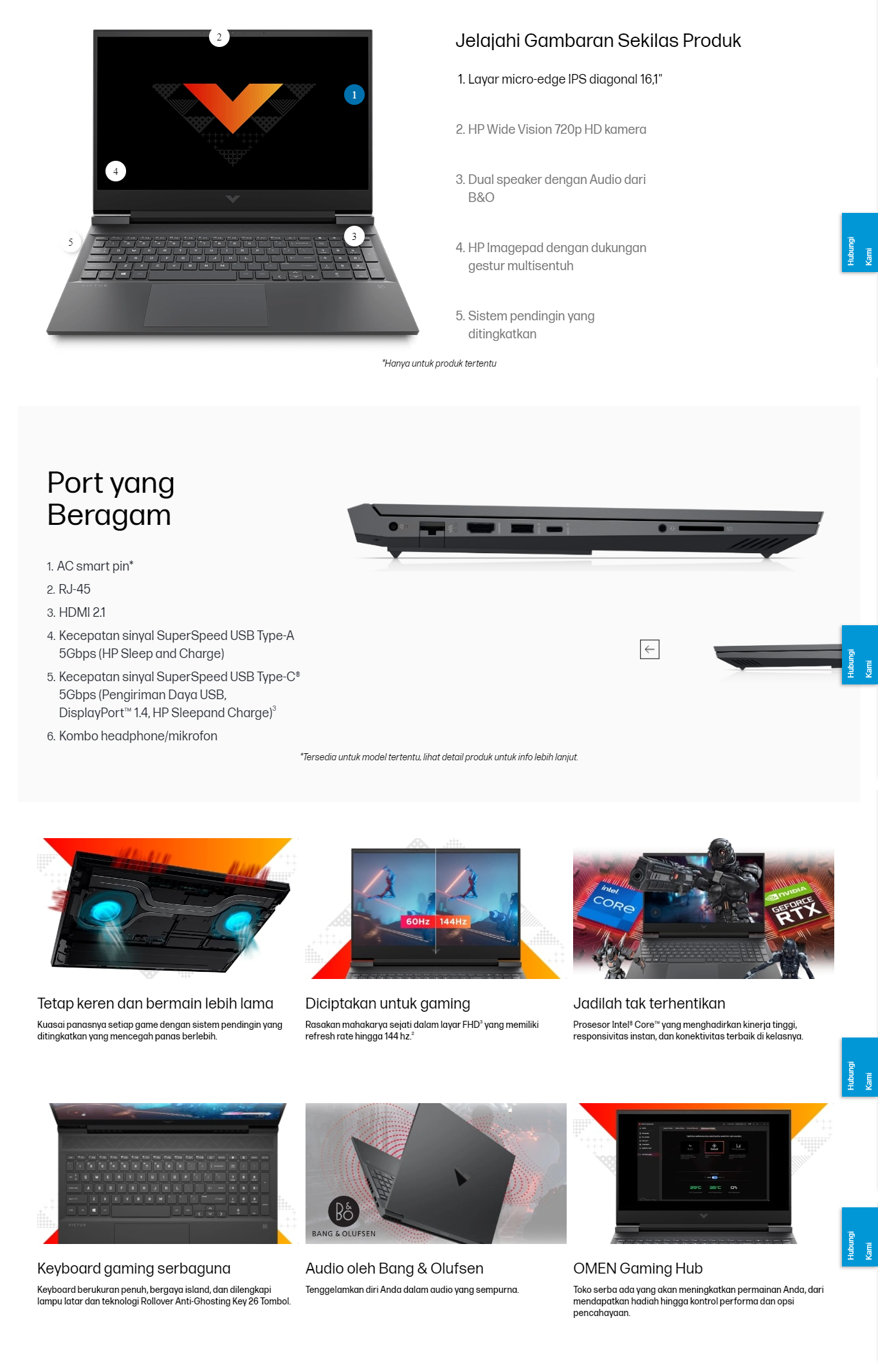 HP Victus 16 d1095TX -