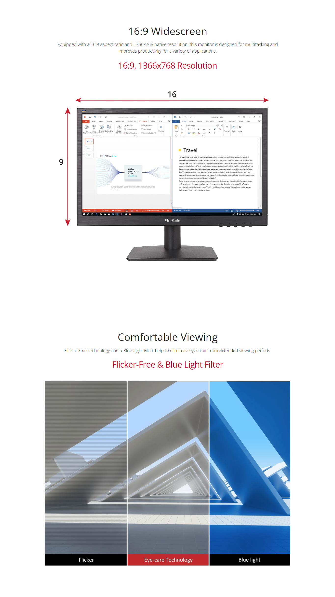 ViewSonic VA1903H 2 19 1366x768 Home and Office Monitor ViewSonic Indonesia 2 -