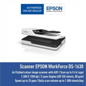 Scanner Epson WorkForce DS-1630 Epson Scanner ADF Flatbed A4