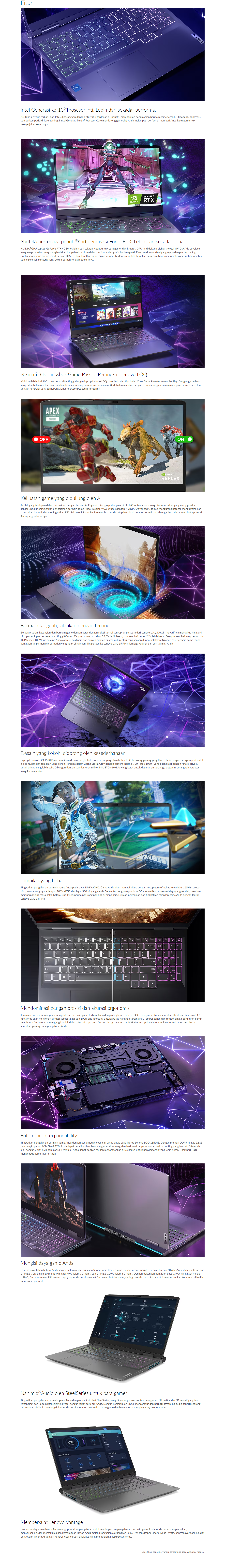 Lenovo Gaming LOQ 15-0QID