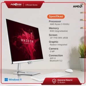 Advan One PC AIO AMD Ryzen 5 5500U