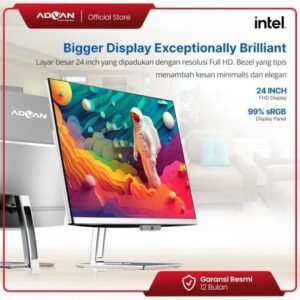 Advan AIO One PC Core i3 1215U 8GB 512GB 23,8 FHD W11