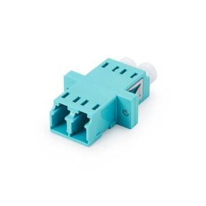 ADAPTER LC OM3 MULTI MODE DX/DUPLEX FO/OPTICAL FIBER ADAPTOR/COUPLER