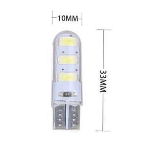 LAMPU LED T10 GEL SILICA JEL 6 SMD LAMPU SENJA LAMPU SEIN LAMPU MUNDUR