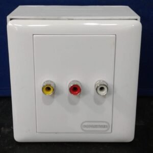 Face Plate 3RCA - + Outbow