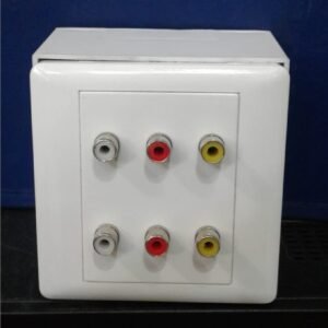 Face Plate 6 RCA - + OUTBOW