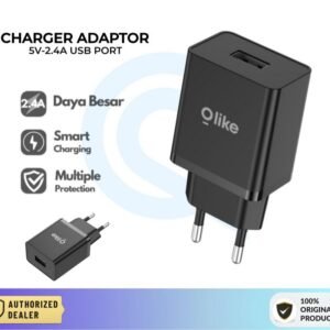 Olike C108 Charger Adaptor 2.4A 12W USB PORT Boost Power Adapter