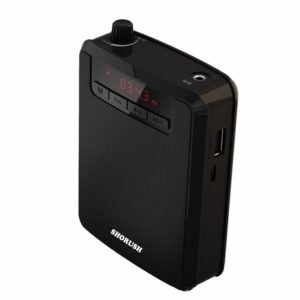 Shorush K300 Speaker Ikat Pinggang Portable Mini Bluethooth - Hitam