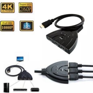 HDMI SWITCH 3 PORT 3 INPUT 1 OUTPUT / HDMI SWITCHER KABEL 3 PORT