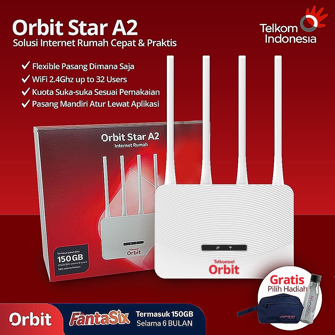 Toko Jual Modem Orbit Telkomsel Terlengkap di Banjarnegara