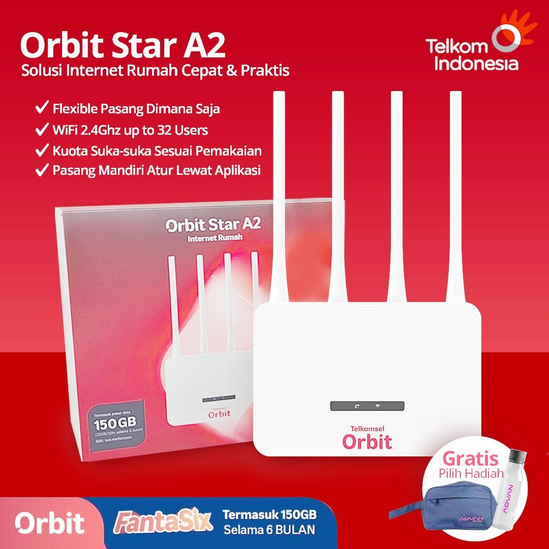 Toko Jual Modem Orbit Telkomsel Wifi Terbaik Balikpapan Kalimantan Timur