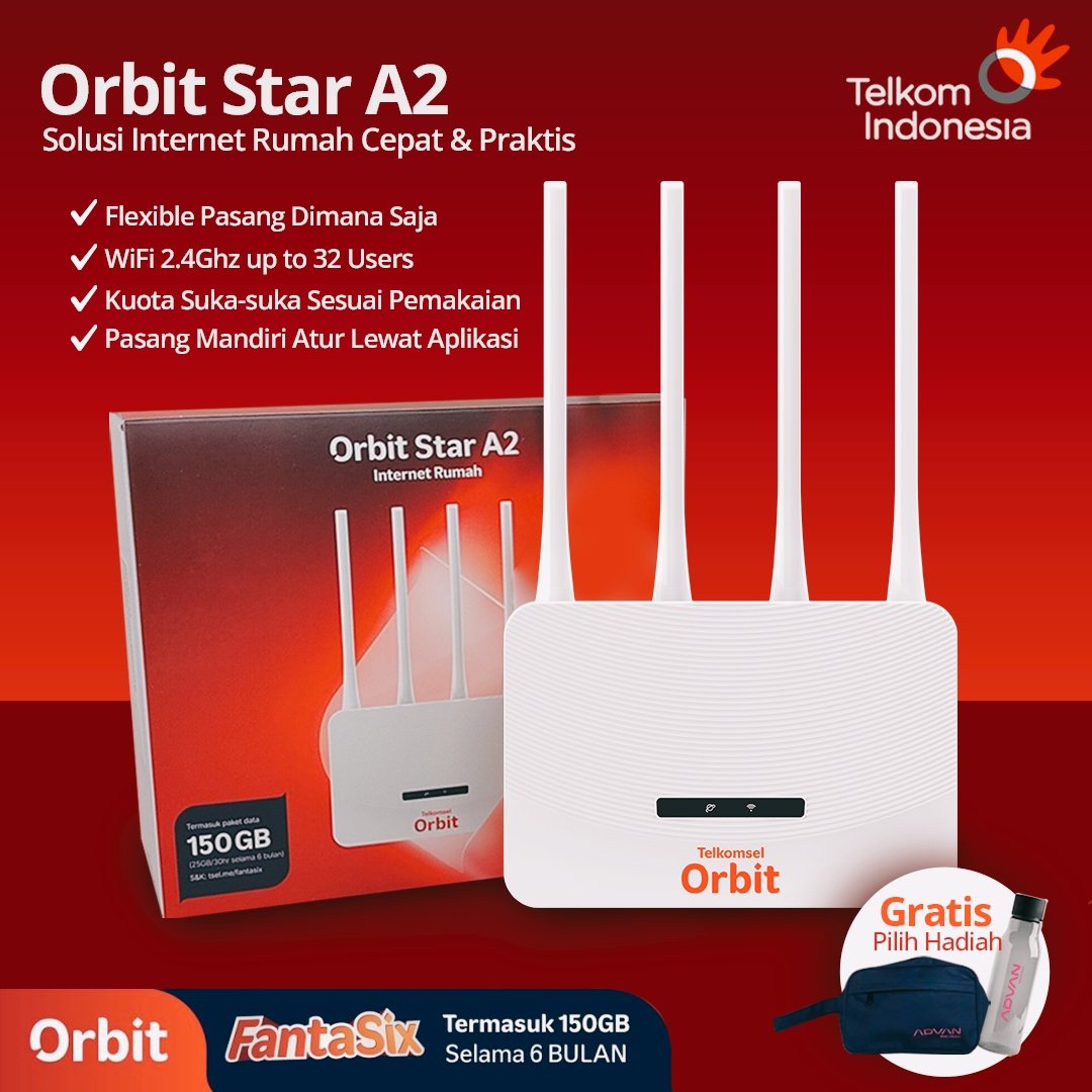 Toko Jual Modem Wifi Orbit Telkomsel Terbaik Jakarta Selatan