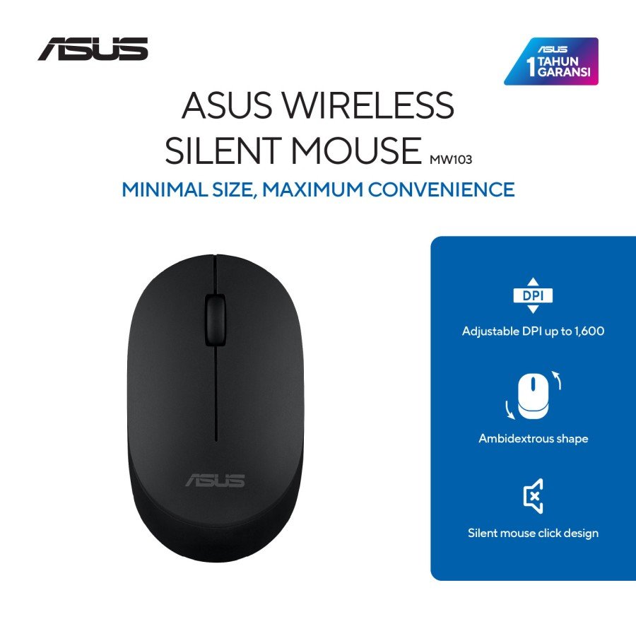 ASUS Mouse Wireless Silent MW103