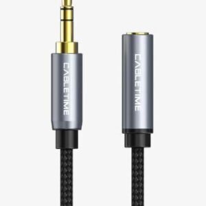 CABLETIME Kabel Aux TRS 3.5mm Extension Braided