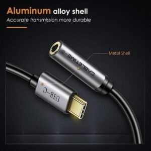 Adapter USB Type C to Aux 3.5mm Female Audio CABLETIME (CP79G)