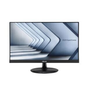 ASUS monitor displaying ASUS ExpertCenter logo and sleek design.