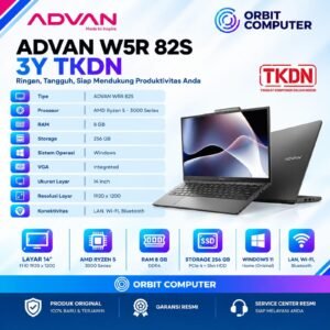 Laptop Advan W5R 82S AMD Ryzen 5 8GB 256GB SSD 14" FHD TKDN