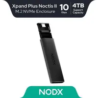 NODX Xpand Plus Noctis II M.2 NVMe SSD Enclosure/Casing - Graphite