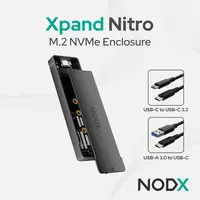 NODX Xpand Plus Nitro M.2 NVME Enclosure